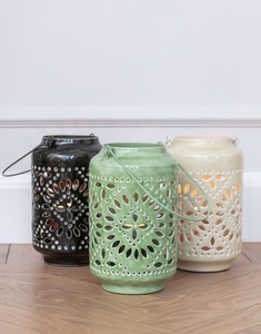 Lanterne en métal décorative pour le Ramadan Kareem, adaptée aux réunions de famille et aux fêtes religieuses de l'Aïd - Product Image 3