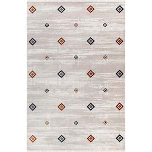 Alfombra Moderna Multicolor Bristol BI003 de Acrílico 100% de Rugs Depot, No Desprende Pelusa, Fácil de Limpiar, Duradera para Dormitorio, Estudio, Habitaciones Infantiles - Product Image 1