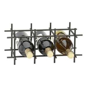 Elegante Botellero Metálico para Vino, para Bar, Hotel, Restaurante, Accesorios, Soporte para Múltiples Botellas de Vino y Champán en Negro - Product Image 1