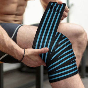 2025 New Arrival Neoprene Elastic Knee <b>Wraps</b> and Elbow <b>Support</b> Fitness Wear for Weightlifting Knee <b>Wraps</b> for Sale - Product Image 3