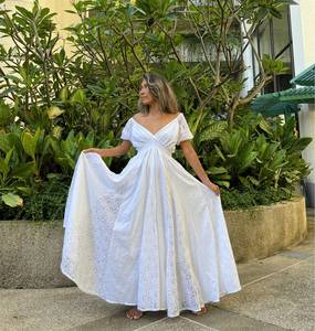 Nouveau Vente en gros Vestidos Casuales Strap Ladies Vêtements de villégiature d'été élégants Robes décontractées pour femme - Product Image 3