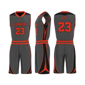 Nouveau Style Design Hommes Basketball Uniforme Kit Logo Personnalisé Haute Qualité Sport Polyester Basketball Porter Basketball Uniformes - Product Image 6