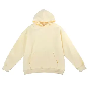 Sweats à capuche personnalisés pour hommes 100% coton lourd de luxe qualité sweat à capuche bouffant impression surdimensionné Streetwear pulls à capuche pour hommes - Product Image 3