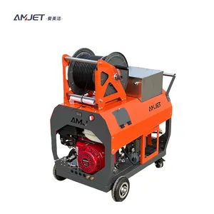 3000psi High-pressure Washing Surface Cleaner With 4 Wheels CE Certified Water Jet Sprayer Hot Water Cleaning Machine