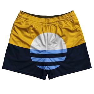 2025 nouveau Style haute qualité Rugby League Shorts d'entraînement personnalisé Sublimation bas respirant imperméable décontracté cordon tricoté - Product Image 2