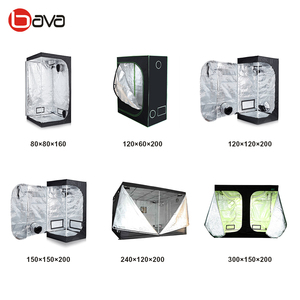 2024 conception populaire grande taille étanche 4x8 tente de culture de champignons 1680D Mylar 120x240 boîte de culture Kit complet avec ventilateur lumière LED - Product Image 6