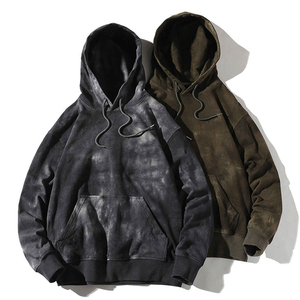 Sweat-shirts à capuche surdimensionnés pour hommes, respirants, personnalisés, lavés à l'acide, imprimés, brodés, délavés à la pierre, 100% coton, pour femmes, hiver - Product Image 2