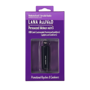 Portachiavi LANA Personalizzato con Cavo USB, Gadget Promozionali e Moschettoni Personalizzabili - Product Image 2
