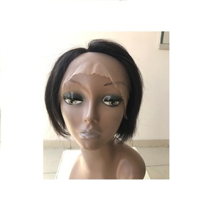 วิกผมตรงสำหรับผู้หญิง,วิกผมลูกไม้โปร่งละเอียด HD วิกผมด้านหน้ามีความหนาแน่นดีวิกผมบราซิลวิกผมบ๊อบสั้น - Product Image 1