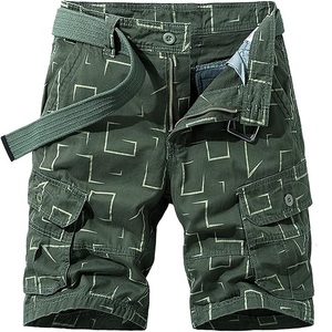 Pantalones cortos de verano para hombre, ropa informal hasta la rodilla, multibolsillo, transpirables, superventas, pantalones cortos Cargo con logotipo personalizado a la venta - Product Image 2