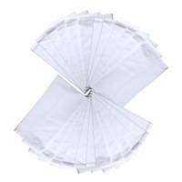 Serviette de table moderne 100 % coton, réutilisable, en toile de sac à farine, design uni, blanche, pour la maison et la cuisine, accessoires