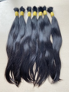 ผมต่อผมมนุษย์บริสุทธิ์เวียดนามยาวสีดำตรงธรรมชาติ100กรัมผมตรงทุกสีขายส่ง - Product Image 6