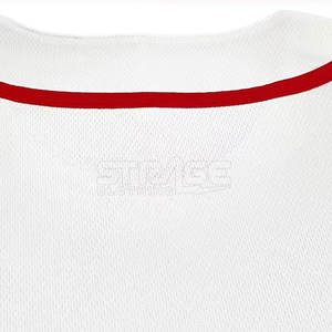 Maillot de baseball à manches courtes respirant au toucher doux avec tissu extensible, design flexible et utilisation durable - Product Image 6