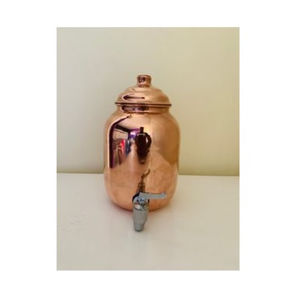 Copper <b>Water</b> <b>Dispenser</b> Hammered Design in Polished Finished Perfect <b>for</b> Stylish Home Use and Natural Cooling Solutions - Product Image 6