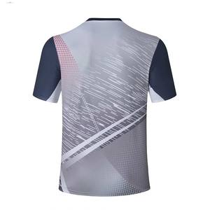 Polo de golf pour hommes et femmes en gros, impression personnalisée du logo, polyester doux et coton, t-shirts courts avec perles en relief - Product Image 3