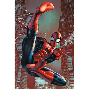 Póster Moderno de Spiderman con Diseño de Telaraña en Lienzo para Decoración de Pared - Product Image 4