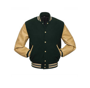 Chaquetas Varsity Bordadas de Alta Calidad, Chaqueta de Béisbol Personalizada para Hombre, Chaqueta Varsity Extra Grande en Venta - Product Image 5