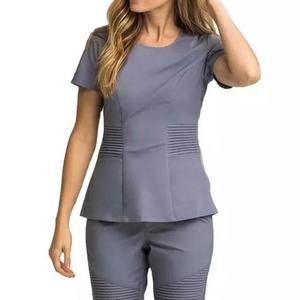 Traje de enfermera médico antiarrugas, uniforme de Enfermería de clínica Dental a la moda, ropa impermeable, conjuntos de enfermería para mujer - Product Image 5