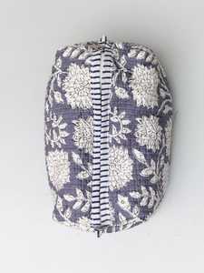 Bolsa de Maquillaje Unisex de Algodón Puro, Accesorio de Viaje Estilo Boho, Estuche de Almacenamiento de Cosméticos con Cremallera, Estampado de Rayas, Bonito y Práctico - Product Image 4