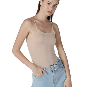 <b>Women</b> Casual Breathable Lightweight Jersey Solid <b>Tank</b> <b>Top</b> with Front Logo for Summer Season Comfortable Daily Outfit - Product Image 6