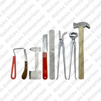 Kit de Herramientas Profesionales Personalizables de Alta Calidad para Herradores de Caballos, Kit de Cuidado y Recorte de Pezuñas, Reutilizable, de Acero Inoxidable