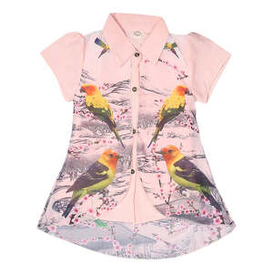 Conjunto de 2 Piezas para Niña con Estampado - Color Durazno - Product Image 1
