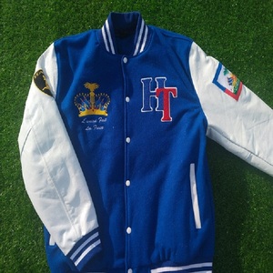 Premium Quality Custom Men's Letterman Baseball Varsity Jacket 100% Wool Thick <b>Winter</b> with Embroidery Patches - Product Image 2