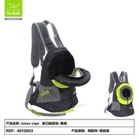 Mochila Transpirable Semicircular de Oxford para Mascotas con Cremallera, Ideal para Viajes al Aire Libre, Venta al por Mayor Directa de Fabricante