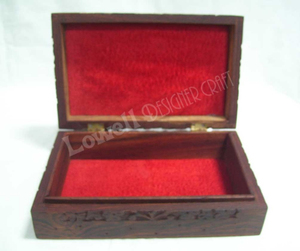 กล่องไม้สักทำมือขัดเงาระดับพรีเมียมโดยใช้เทคนิคดั้งเดิมที่เหมาะสำหรับเครื่องประดับของขวัญและบ้าน - Product Image 2