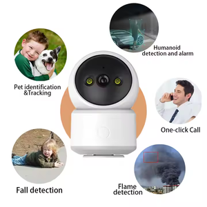 Âm thanh trong nhà không dây PTZ IP phát hiện chuyển động đám mây ai thông minh 5MP HD Wi-Fi <span class=keywords><strong>CCTV</strong></span> Mạng Camera quan sát tầm nhìn ban đêm - Product Image 6