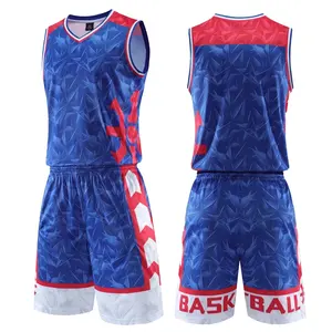 Diseño personalizado logotipo bordado hombres baloncesto uniforme barato baloncesto Jersey tallas grandes transpirable ropa deportiva conjunto 2025 - Product Image 6