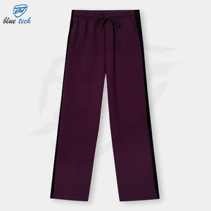 Pantalon femme tendance 2025, taille mi-haute, devant plat, design personnalisé, polyester/coton, séchage rapide, vêtements de mode, impression personnalisée - Product Image 5