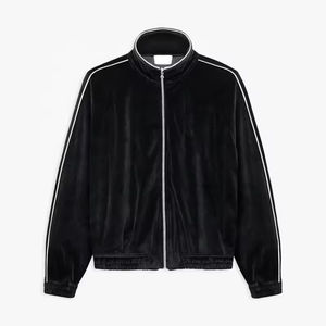 Último estilo de talla grande con logotipo personalizado, chándales para hombre, chándal de terciopelo, trajes para correr para hombre, conjunto de 2 piezas, chándal de terciopelo para hombre - Product Image 2