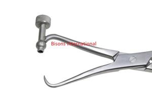 BISONS Vente en gros Pinces à réduction osseuse manuelles pointues en acier inoxydable 3 pièces Instruments chirurgicaux orthopédiques avec trou de guidage - Product Image 3