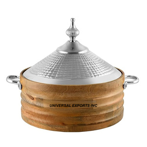 หม้ออุ่นอาหารสแตนเลสสตีลคลาสสิกฝาโลหะเป็นมิตรกับสิ่งแวดล้อม - Product Image 1