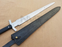 Удивительный Черный MICARTA листовой ручкой ручной работы D2 стальной меч NMT-2541