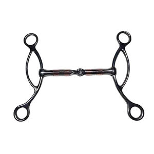 Broca de anillo suelto de boca de acero inoxidable de alta calidad, logotipo personalizado para deportes y establo de caballos, servicio OEM, picoteo personalizado - Product Image 1