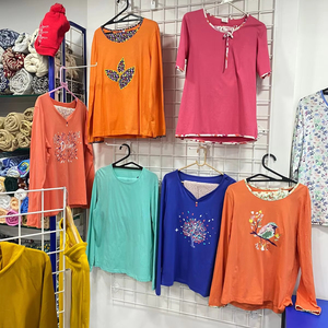 Conjuntos de pijama de verano con logotipo impreso personalizado de alta calidad para adultos, ropa de dormir de cintura elástica con patrón indio de hilo de bambú de algodón - Product Image 1