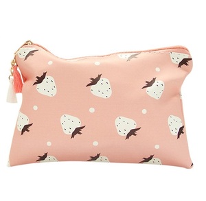 Bolsa de Cosméticos Grande de Lona de Algodón Ecológica Multicolor, con Cierre y Logotipo Personalizado, Moderna, para Mujeres y Niñas - Product Image 4