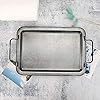 Plateau de service en métal martelé élégant, une belle addition à votre décoration de cuisine pour la table basse et la décoration de la maison en vente à l'exportation - Product Image 5