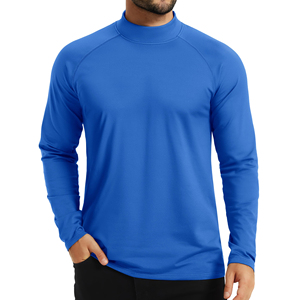 T-shirt de compression athlétique pour homme, nouveau design, séchage rapide, respirant, tissu extensible, sous-vêtement de sport à manches longues - Product Image 2
