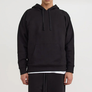 Sudaderas con capucha de algodón orgánico para hombre Sudadera con capucha con cordón Sudadera con capucha para hombre Sudaderas de felpa personalizadas con capucha - Product Image 5