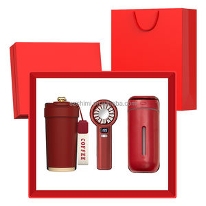 Taza esmerilada Ventilador Humidificador de luz <span class=keywords><strong>Regalar</strong></span> con color naranja Juego de regalo corporativo Juego de regalo de oficina Recuerdos <span class=keywords><strong>para</strong></span> invitados de boda - Product Image 4