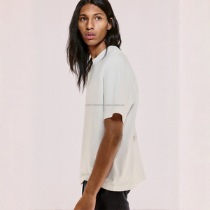 T-shirts personnalisés, votre propre marque, t-shirt en coton lourd, unisexe, coupe classique, logo imprimé vierge, 180 200 Gsm 220 240 280, haute qualité - Product Image 3