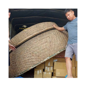 Bateau Coracle en Bambou Durable, Panier Tressé Épais, Offre de Gros Abordable - Product Image 4