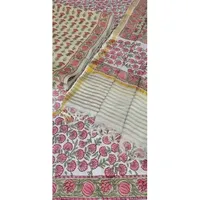 Salwar Kameez 3 pièces non cousues en coton Chanderi avec dupatta, broderies lourdes, tenue de soirée ethnique indienne, nettoyage à sec, rose/gris, toutes tailles