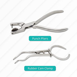 Ensemble d'outils de barrage dentaire en caoutchouc, plaque de poinçonnage en caoutchouc, instruments chirurgicaux d'implantation dentaire par SurgiRight Instrument - Product Image 1