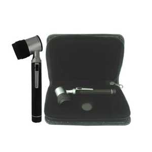 Dermatoscope à lumière LED à fibre optique alimenté par l'électricité Dermatoscope à grossissement manuel en acier plastique - Product Image 1