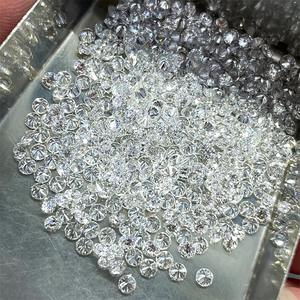 Diamants synthétiques ronds taille brillant HPHT cultivés en laboratoire, de 1,0 mm à 3,2 mm, couleur EF, clarté VVS, diamants synthétiques en vrac pour bijoux - Product Image 3