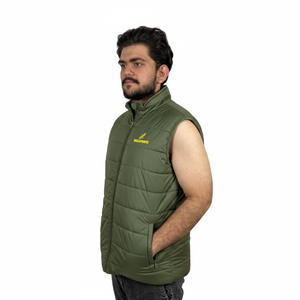 Nuevo Diseño de Chaleco Acolchado de Lona, Ligero, Sin Mangas, Personalizado, Informal, para Hombre, Impermeable, para Invierno - Product Image 3